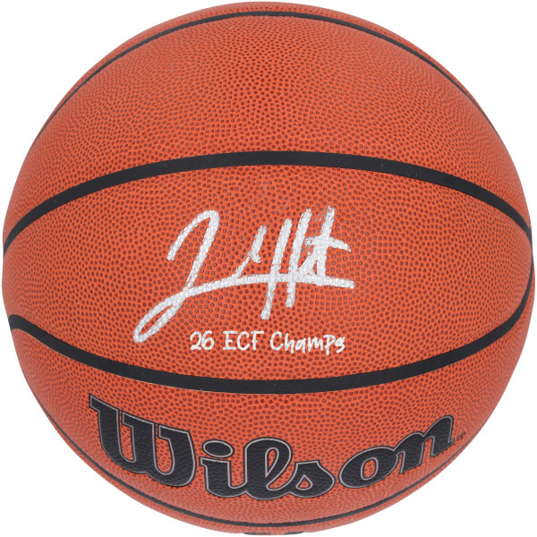 Мяч с автографом Josh Hart New York Knicks Fanatics Authentic Wilson Authentic Series Indoor/Outdoor with 26 ECF Champs' Inscription