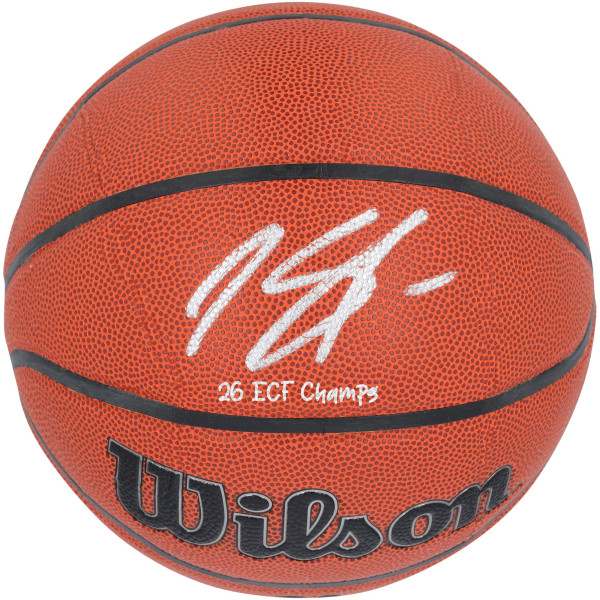 Мяч с автографом Karl-Anthony Towns New York Knicks Fanatics Authentic Wilson Authentic Series Indoor/Outdoor with 26 ECF Champs' Inscription
