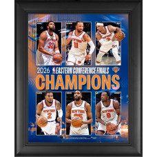 New York Knicks Fanatics Authentic Framed 13 x 16 2026 NBA Eastern Conference Finals Champions Collage