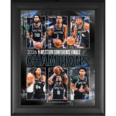San Antonio Spurs Fanatics Authentic Framed 13 x 16 2026 NBA Western Conference Finals Champions Collage