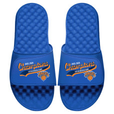 Unisex New York Knicks ISlide Royal 2026 NBA Eastern Conference Champions Slide Sandals
