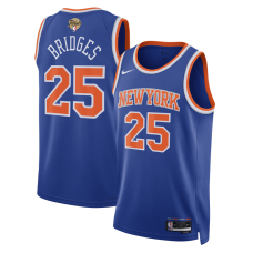 Джерси Unisex New York Knicks Mikal Bridges Nike Blue 2026 NBA Finals Patch Swingman - Icon Edition