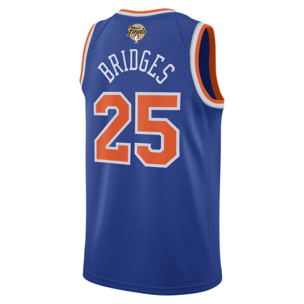 Джерси Unisex New York Knicks Mikal Bridges Nike Blue 2026 NBA Finals Patch Swingman - Icon Edition