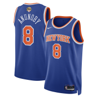 Джерси Unisex New York Knicks OG Anunoby Nike Blue 2026 NBA Finals Patch Swingman - Icon Edition
