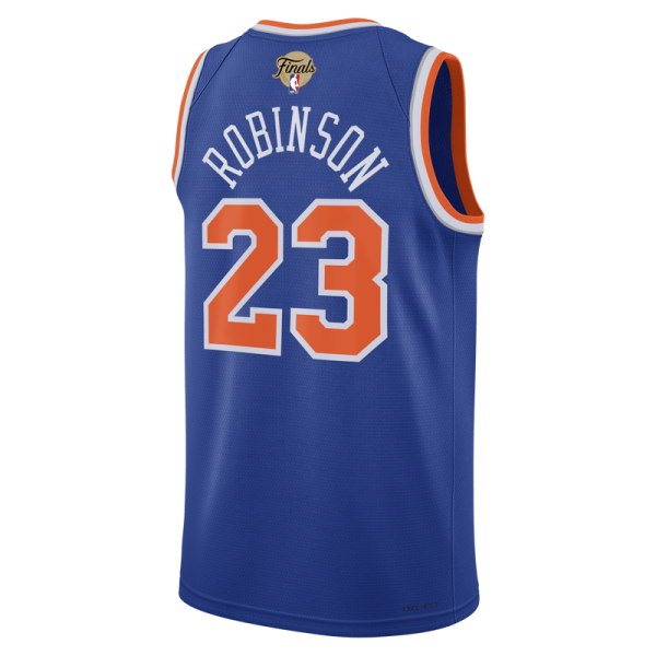 Джерси Unisex New York Knicks Mitchell Robinson Nike Blue 2026 NBA Finals Patch Swingman - Icon Edition