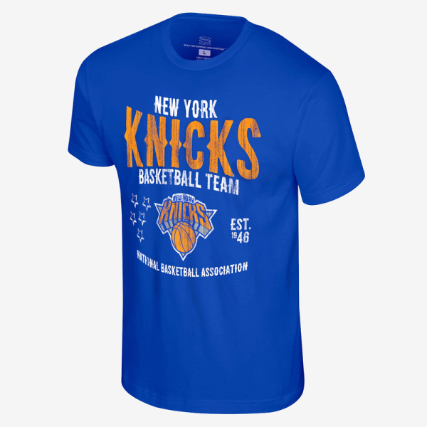 Футболка Unisex New York Knicks Stadium Essentials Royal Shapeshifter