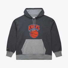 Толстовка New York Knicks Mitchell & Ness Charcoal Legacy Vintage Fleece