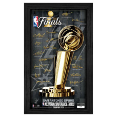 San Antonio Spurs Highland Mint 2026 NBA Western Conference Champions 12 x 20 Signature Ticket Frame