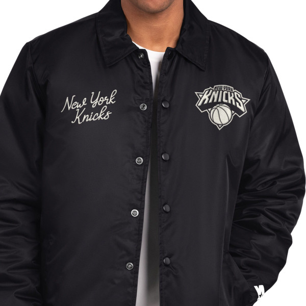 Куртка New York Knicks Starter Black Full-Snap Coaches