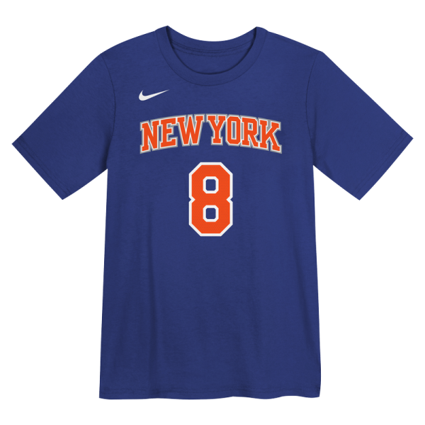 Футболка Preschool New York Knicks OG Anunoby Nike Blue Icon Name & Number