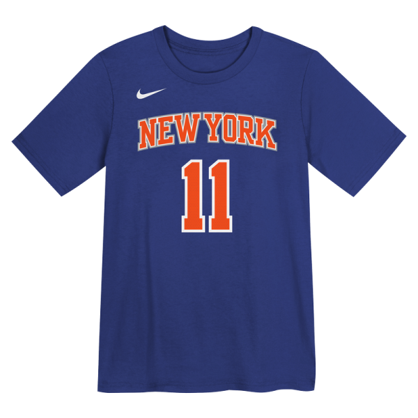 Футболка Preschool New York Knicks Jalen Brunson Nike Blue Icon Name & Number