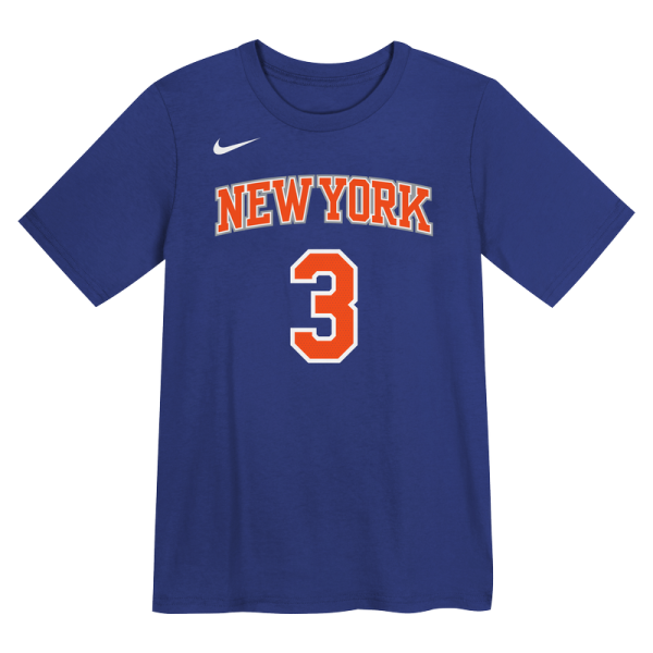 Футболка Preschool New York Knicks Josh Hart Nike Blue Icon Name & Number