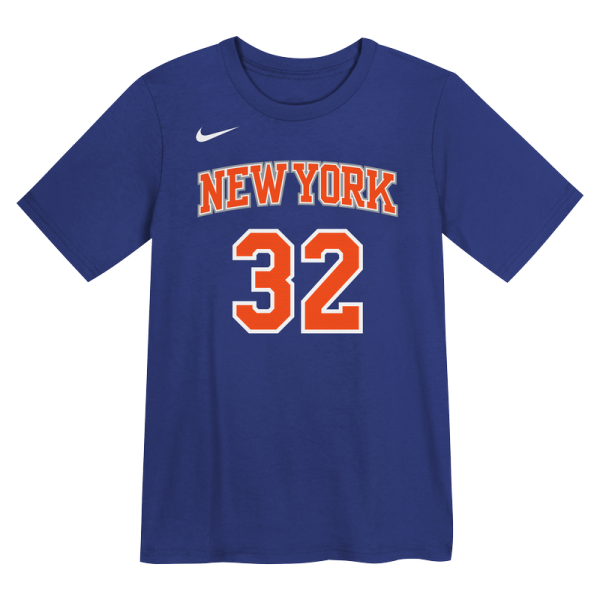 Футболка Preschool New York Knicks Karl-Anthony Towns Nike Blue Icon Name & Number