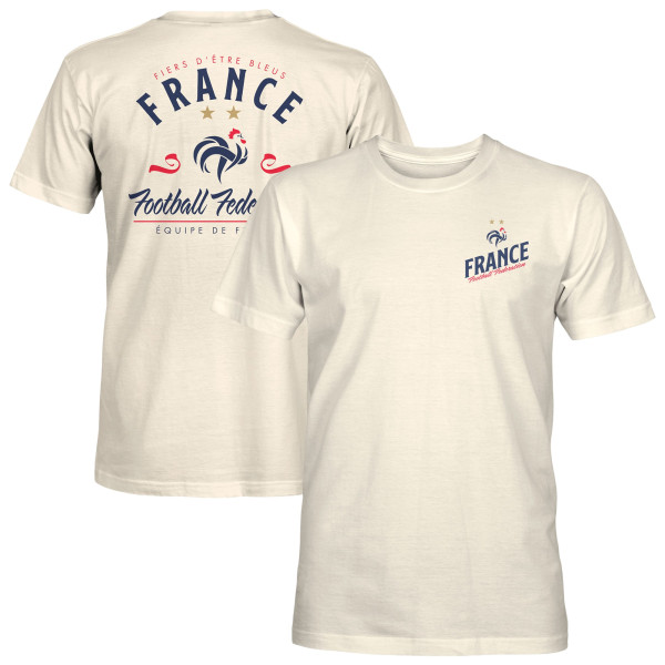 Футболка France National Team 1863FC Team Flourish - Cream