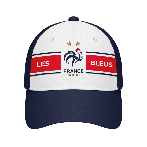 Бейсболка France National Team 1863FC Striped Band - White/Navy