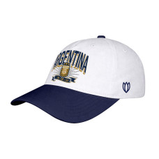 Бейсболка Argentina National Team 1863FC Drop Shadow Wordmark High Point - White