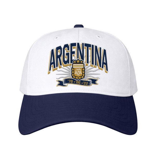 Бейсболка Argentina National Team 1863FC Drop Shadow Wordmark High Point - White