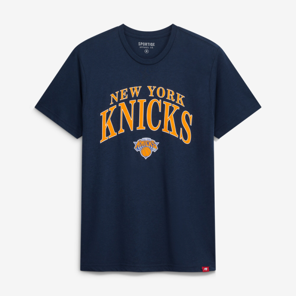 Футболка Unisex New York Knicks Sportiqe Navy Comfy Tri-Blend