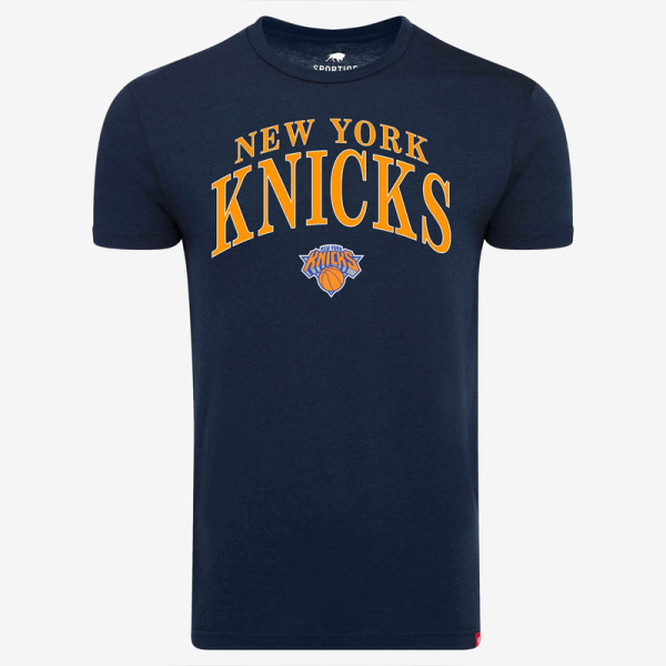 Футболка Unisex New York Knicks Sportiqe Navy Comfy Tri-Blend