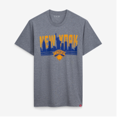 Футболка Unisex New York Knicks Sportiqe Gray Comfy Tri-Blend