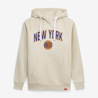 Толстовка Unisex New York Knicks Sportiqe Cream Alternate Logo Olsen Tri-Blend Raglan