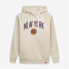 Толстовка Unisex New York Knicks Sportiqe Cream Alternate Logo Olsen Tri-Blend Raglan