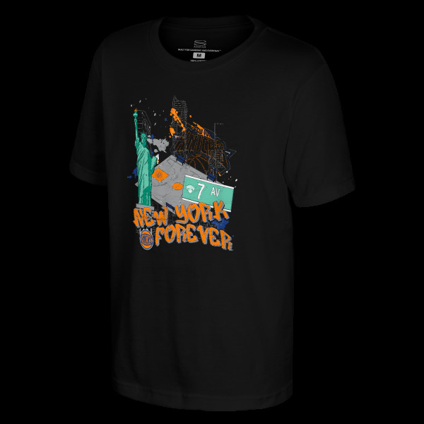 Подростковая New York Knicks Stadium Essentials Black Hometown City Center Stadium Essentials T-Shirt