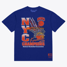 Футболка New York Knicks Mitchell & Ness Blue 1973 NBA Finals Champions Net