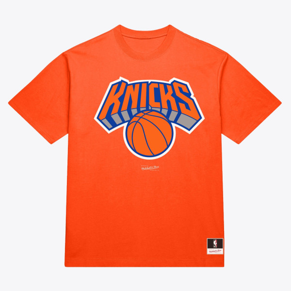 Футболка New York Knicks Mitchell & Ness Orange Basic