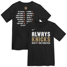 Футболка Preschool New York Knicks Nike Black 2026 NBA Finals Champions Roster