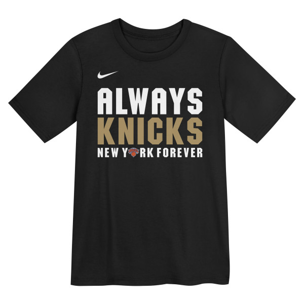 Футболка Preschool New York Knicks Nike Black 2026 NBA Finals Champions Roster