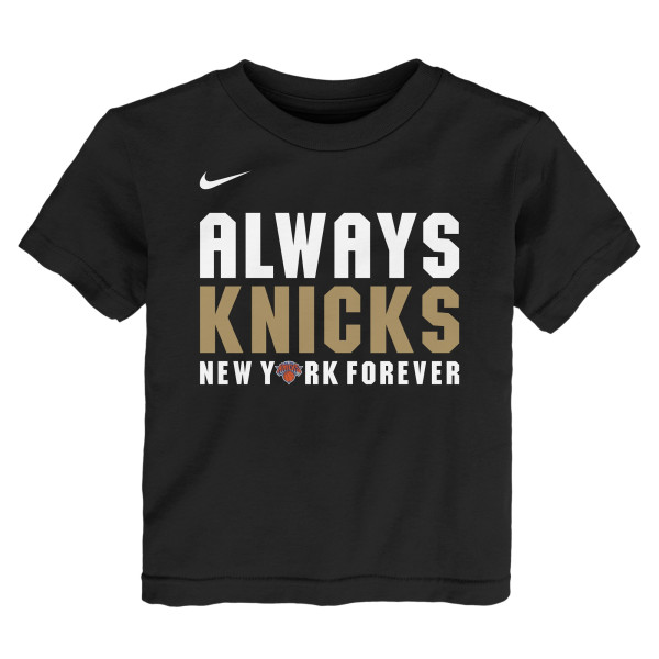 Детская New York Knicks Nike Black 2026 NBA Finals Champions Roster T-Shirt