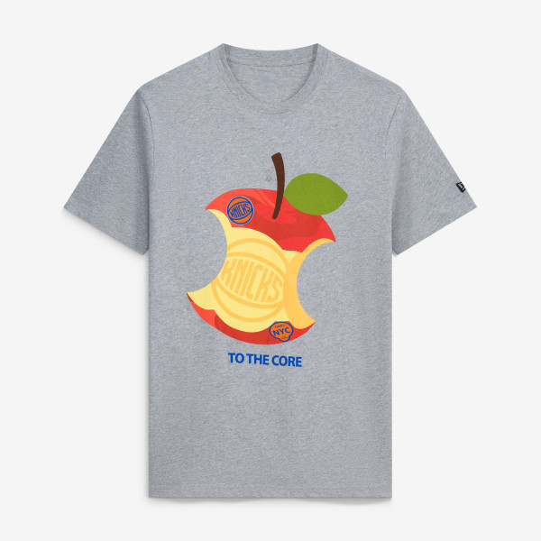Футболка New York Knicks New Era Gray Hometown Apple