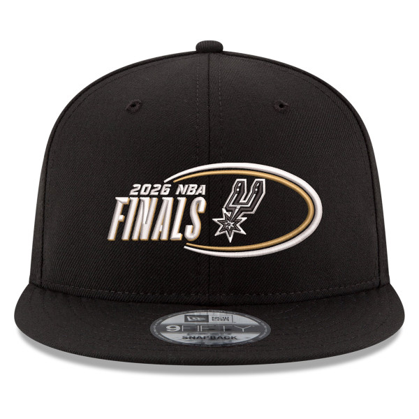 Бейсболка San Antonio Spurs New Era Black 2026 NBA Finals 9FIFTY