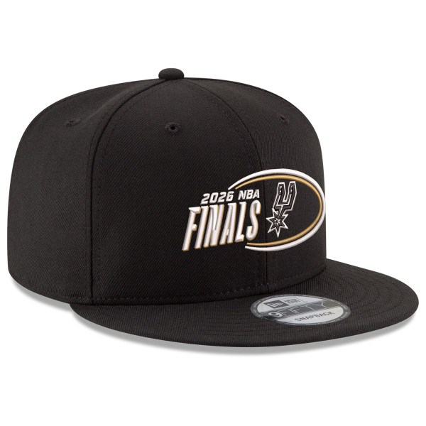 Бейсболка San Antonio Spurs New Era Black 2026 NBA Finals 9FIFTY