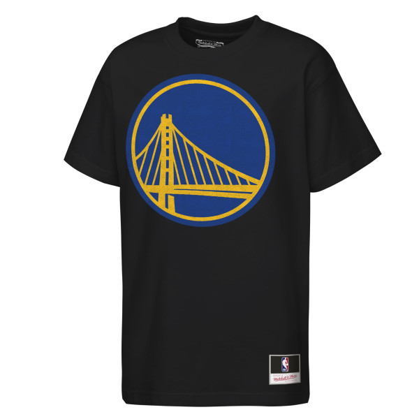 Детская футболка Golden State Warriors Mitchell & Ness Black Big Face Mascot