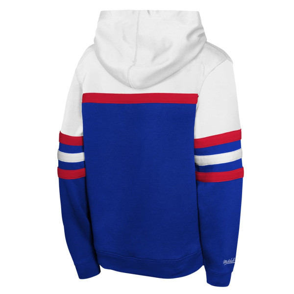 Детская толстовка Philadelphia 76ers Mitchell & Ness Royal/White Vintage Head Coach