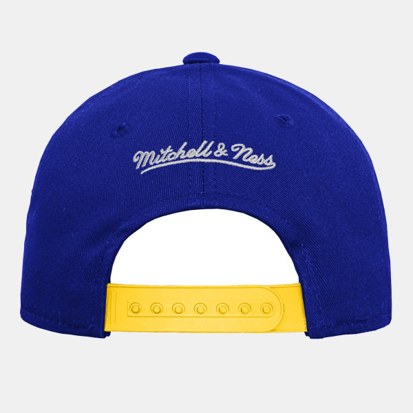 Детская бейсболка Golden State Warriors Mitchell & Ness Royal Big Head Pro Crown