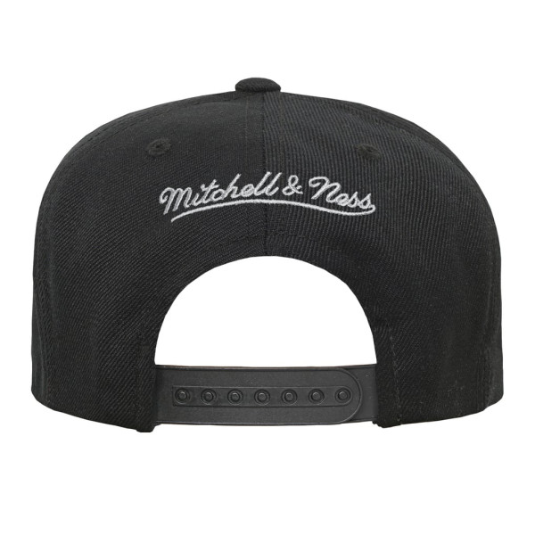 Детская бейсболка Philadelphia 76ers Mitchell & Ness Black Head Coach Flat Brim