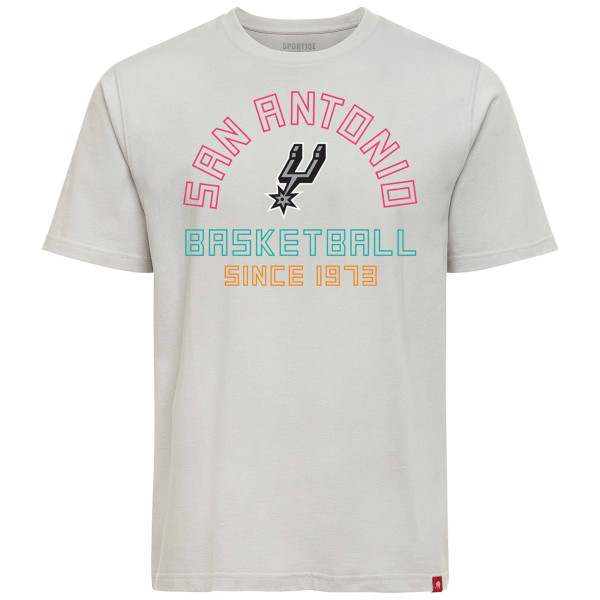 Футболка Unisex San Antonio Spurs Sportiqe Silver Outline