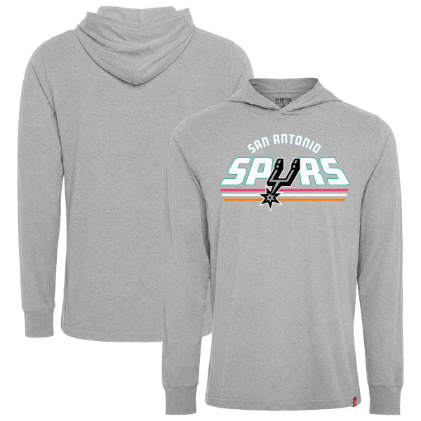 Толстовка Unisex San Antonio Spurs Sportiqe Silver Solano Duncan