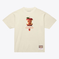 Футболка New York Knicks Mitchell & Ness Cream Court Apple