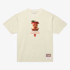 Футболка New York Knicks Mitchell & Ness Cream Court Apple