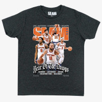 Подростковая New York Knicks SLAM Black 2026 NBA Eastern Conference Champions Cover T-Shirt