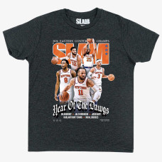 Подростковая New York Knicks SLAM Black 2026 NBA Eastern Conference Champions Cover T-Shirt