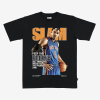 Футболка Unisex New York Knicks Amar'e Stoudemire SLAM Black Hardwood Classics Cover