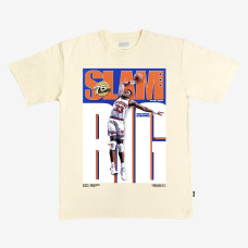 Футболка Unisex New York Knicks Patrick Ewing SLAM Cream Hardwood Classics Cover