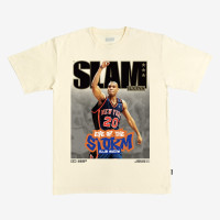 Футболка Unisex New York Knicks Allan Houston SLAM Cream Hardwood Classics Cover