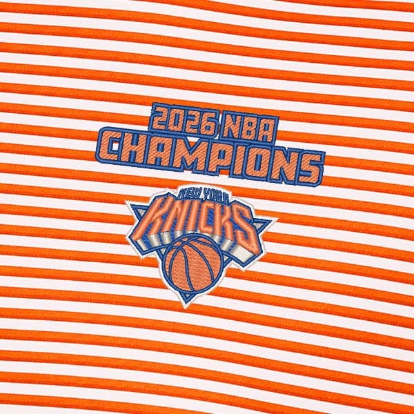 Поло New York Knicks Antigua Orange 2026 NBA Finals Champions Skills