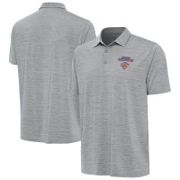 Поло New York Knicks Antigua Heather Gray 2026 NBA Finals Champions Layout